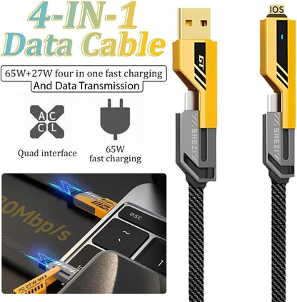 4 in 1  Super Fast Charger Cable