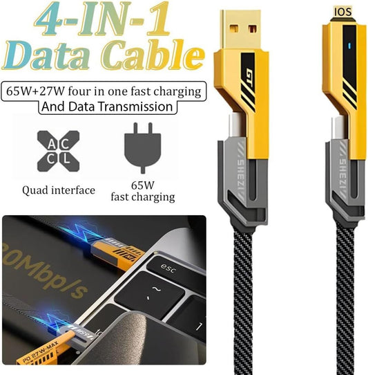 4 in 1  Super Fast Charger Cable