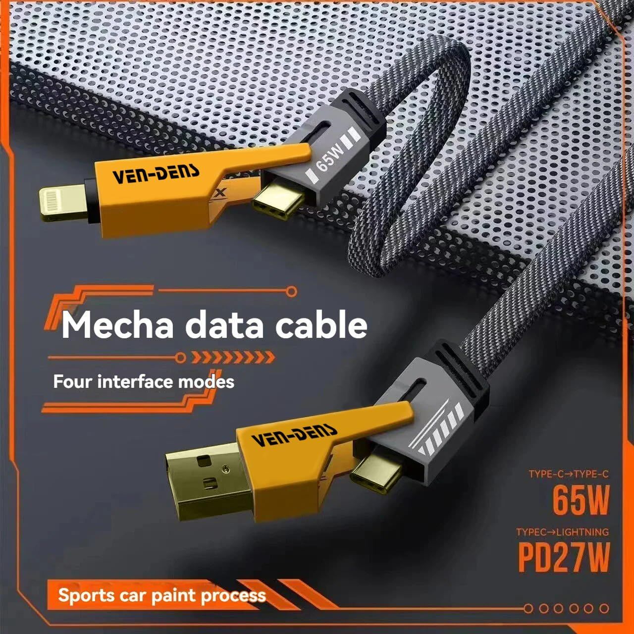 4 in 1  Super Fast Charger Cable