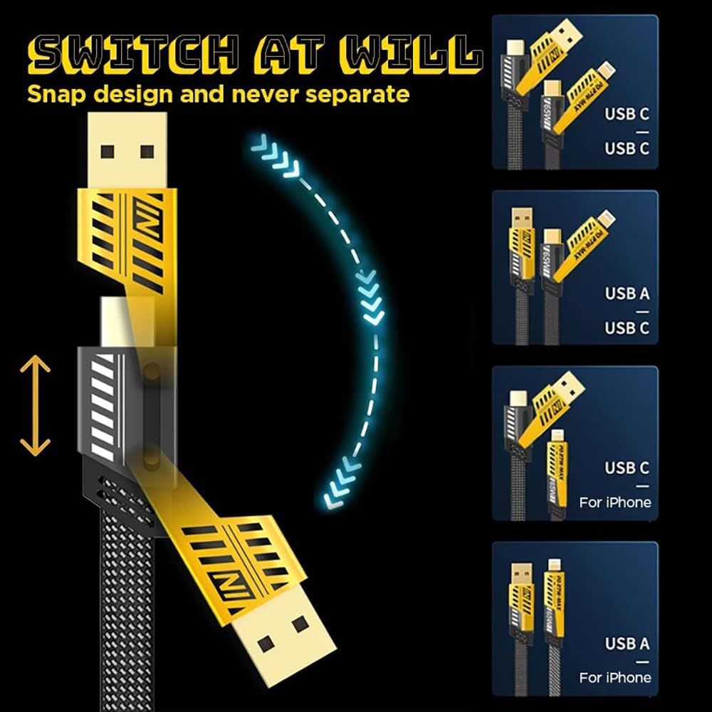 4 in 1  Super Fast Charger Cable