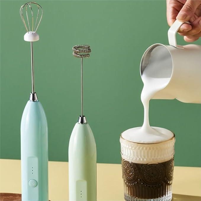 Upgrade Your Coffee Routine with a Sleek Stainless Steel Milk Frother for Perfect Foam Every Time! - AL-Mustafa-Zone