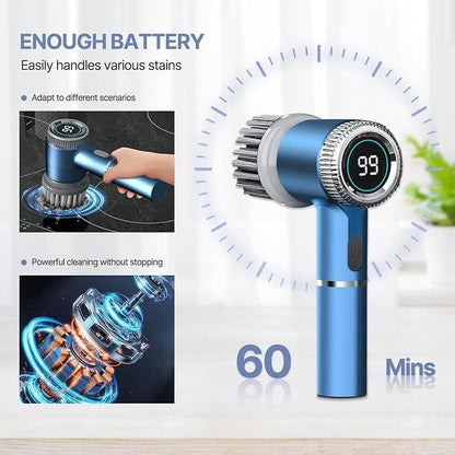 Revolutionize Your Cleaning Routine with the 5-in-1 Electric Cleaning Brush – Effortless, Powerful, and Versatile! - AL-Mustafa-Zone