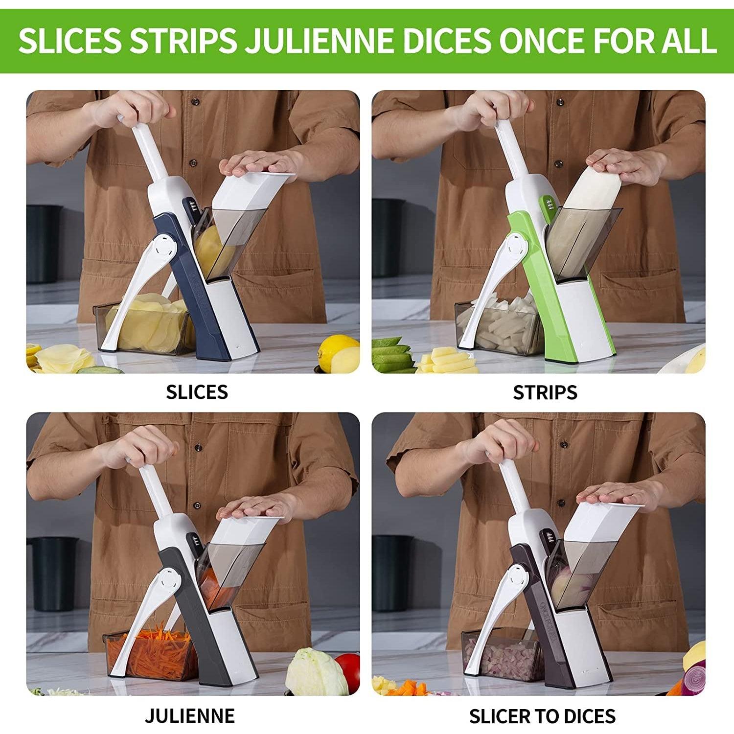 Effortless Chopping Made Easy with the Manual Vegetable Cutter – Your Kitchen's Best Friend! - AL-Mustafa-Zone