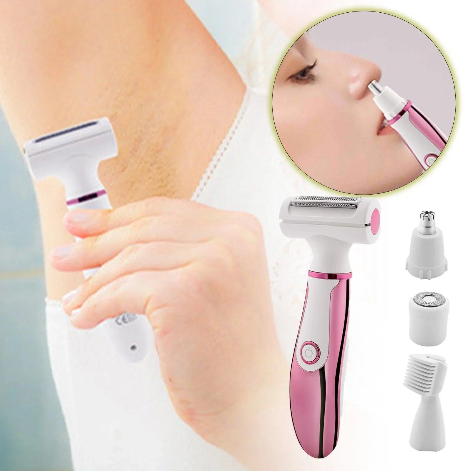 Effortless Beauty: Compact Epilator Set for Smooth, Silky Skin Anywhere! - AL-Mustafa-Zone