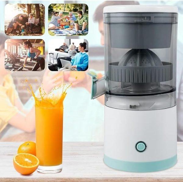 Portable Electric Citrus Juicer Hands-free Rechargeable Orange Lemon Grapefruit Juicer Easy To Clean Juicer Machine | Orange, Lemon Juicer And Squeezer | Juice Extractor | Juice Blender - AL-Mustafa-Zone