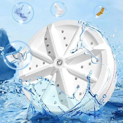 Portable Usb Travel Washer | Ultrasonic Rotating Turbine Washing Machine For Socks Underwear Dishes Clothes - AL-Mustafa-Zone